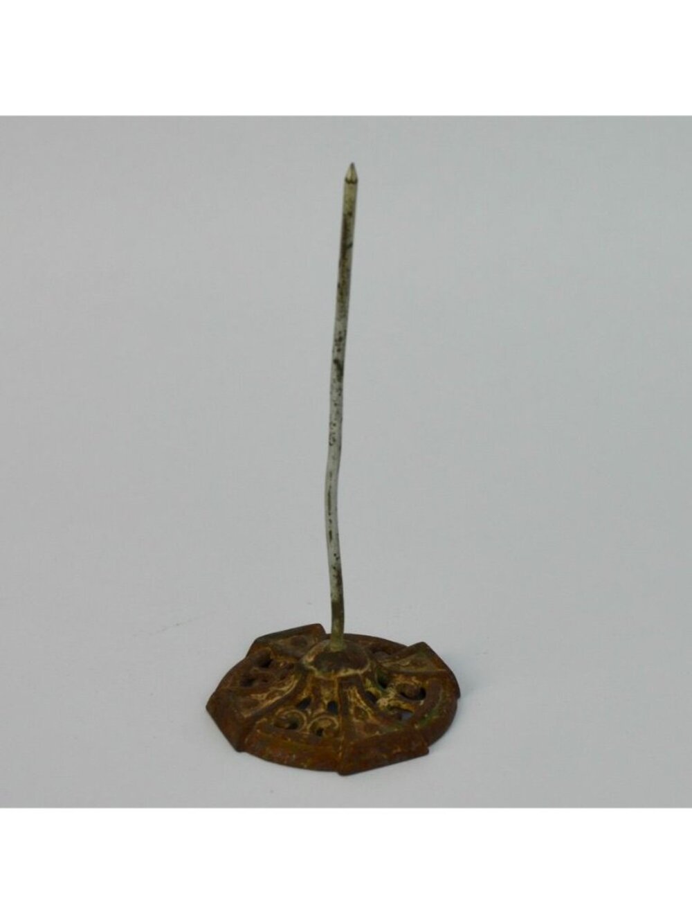 Vintage Metal Receipt Spike Rusty Weathered